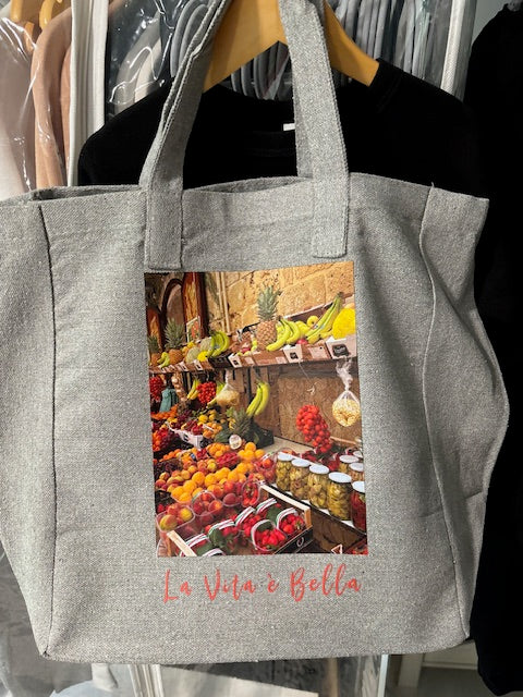 Fruit Stand Grocery Bag